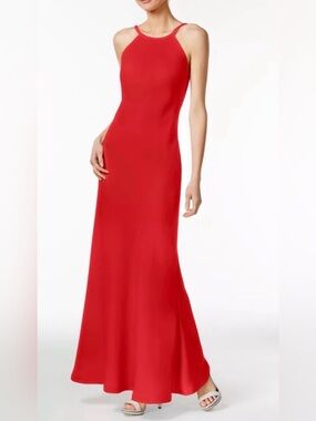 Calvin Klein Red Maxi Dress